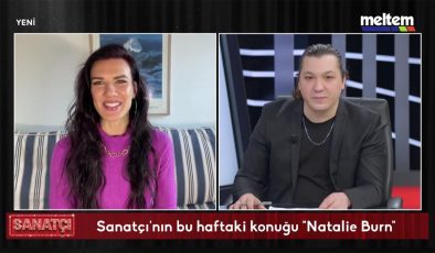 Raif Akyüz dünyaca ünlü aktris Natalie Burn’u programında konuk etti