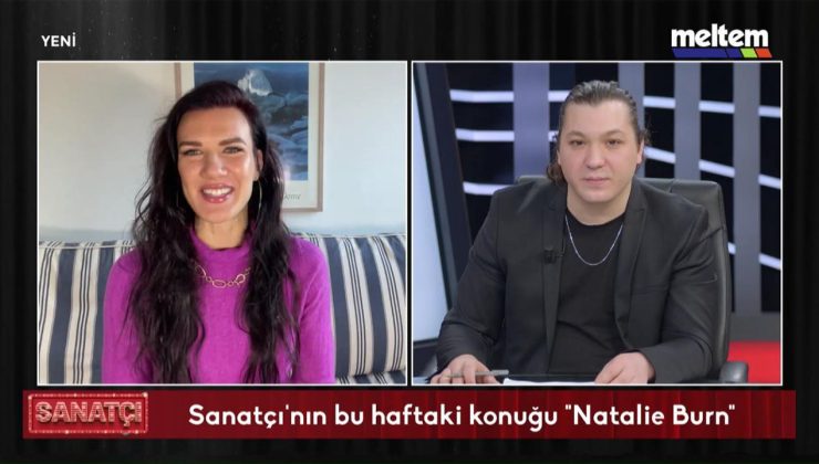 Raif Akyüz dünyaca ünlü aktris Natalie Burn’u programında konuk etti